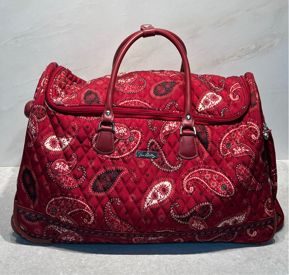 Vera Bradley Rolling Duffel Bag - as is