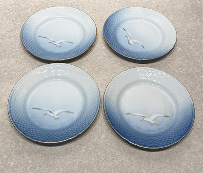Set of 4 B & G Denmark Plates