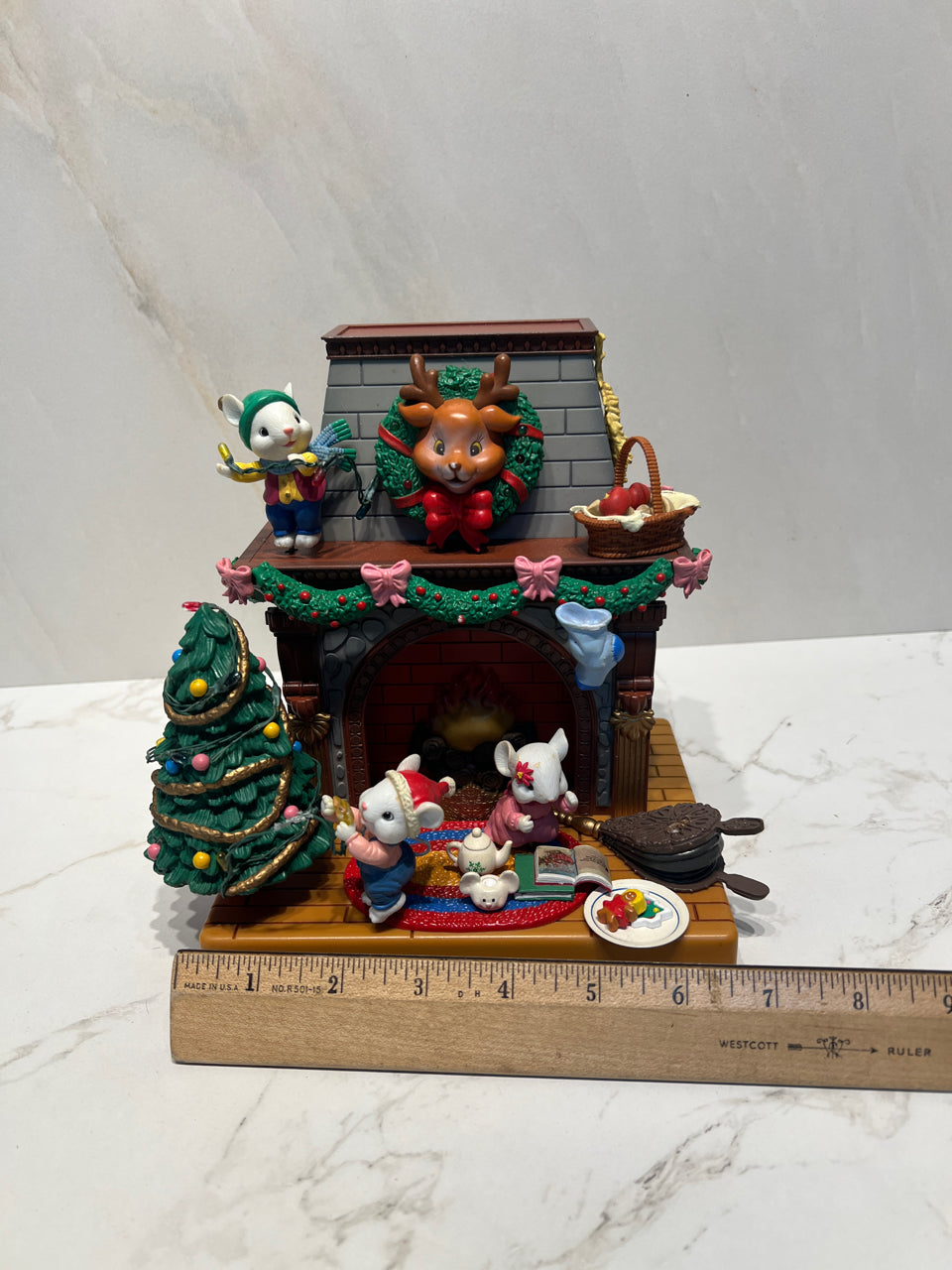 Christmas Fireplace Scene