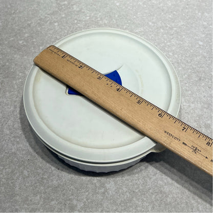 Covered Corning Ware Bowl