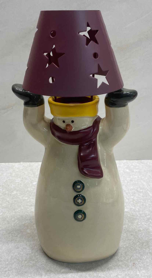 Snowman Candleholder