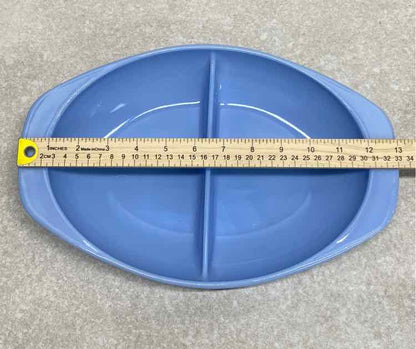 Pyrex Delphite Divided Casserole