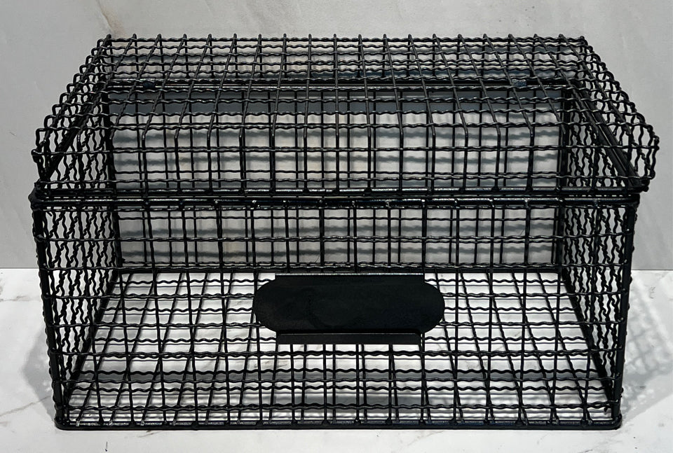 Metal Covered Basket
