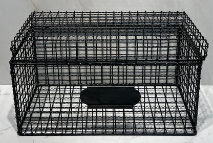Metal Covered Basket