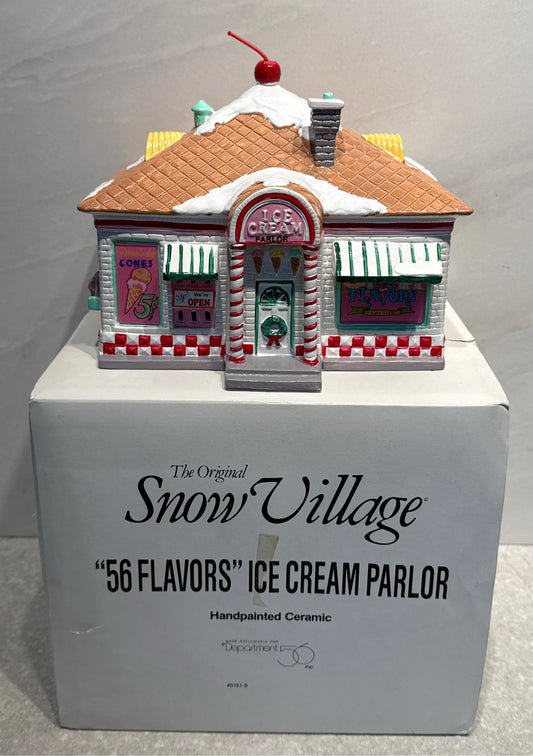 Dept. 56 56 Flavors Ice Cream Parlour