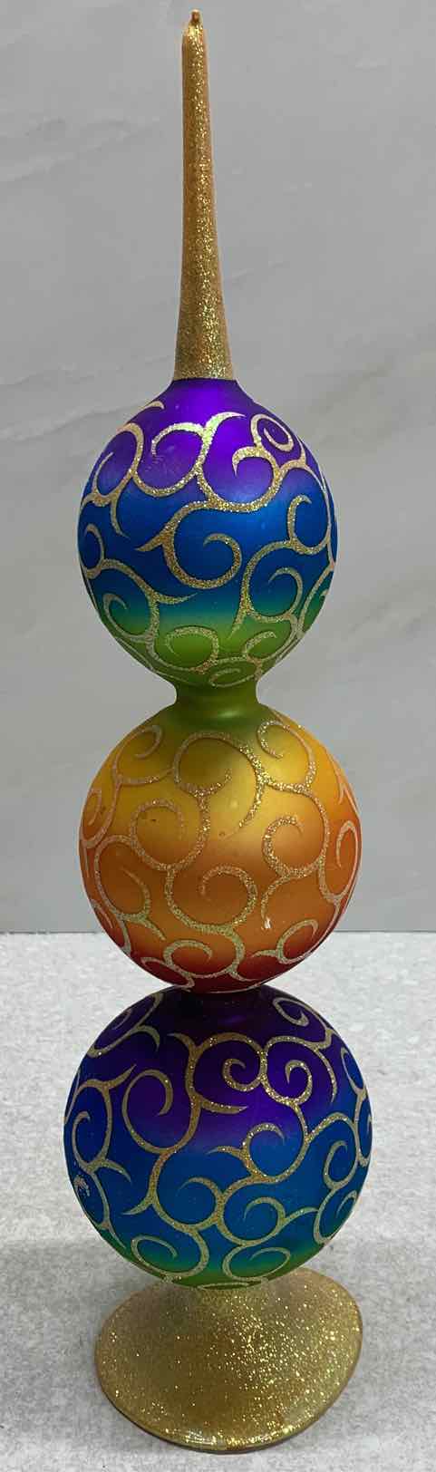 Radko Rainbow Finial