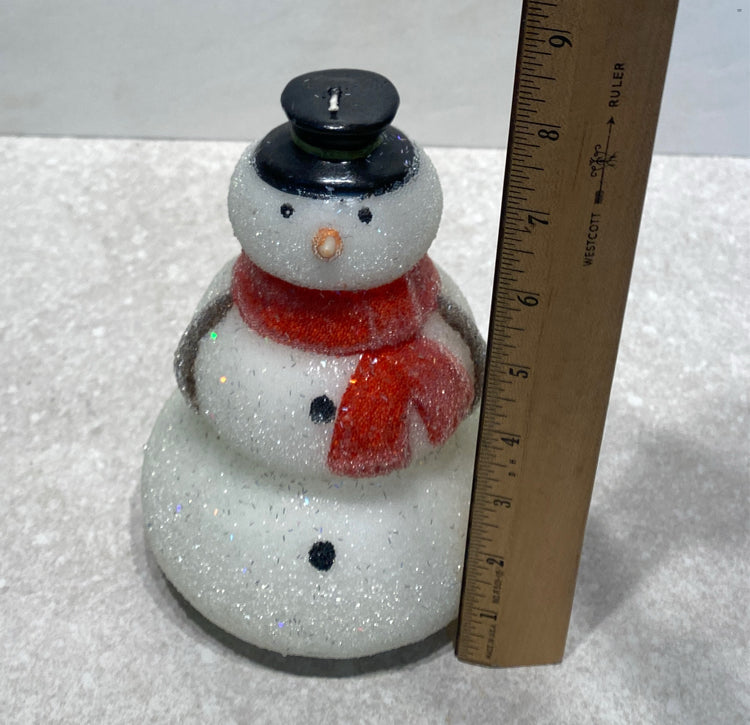 Snowman Candle