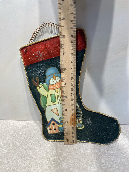 Metal Christmas Stocking