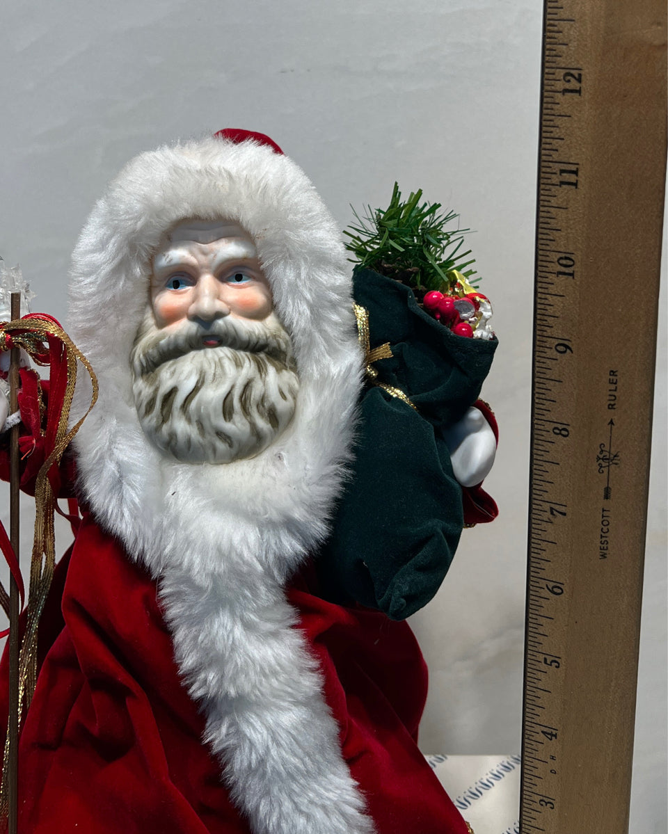 Vintage Lighted Santa