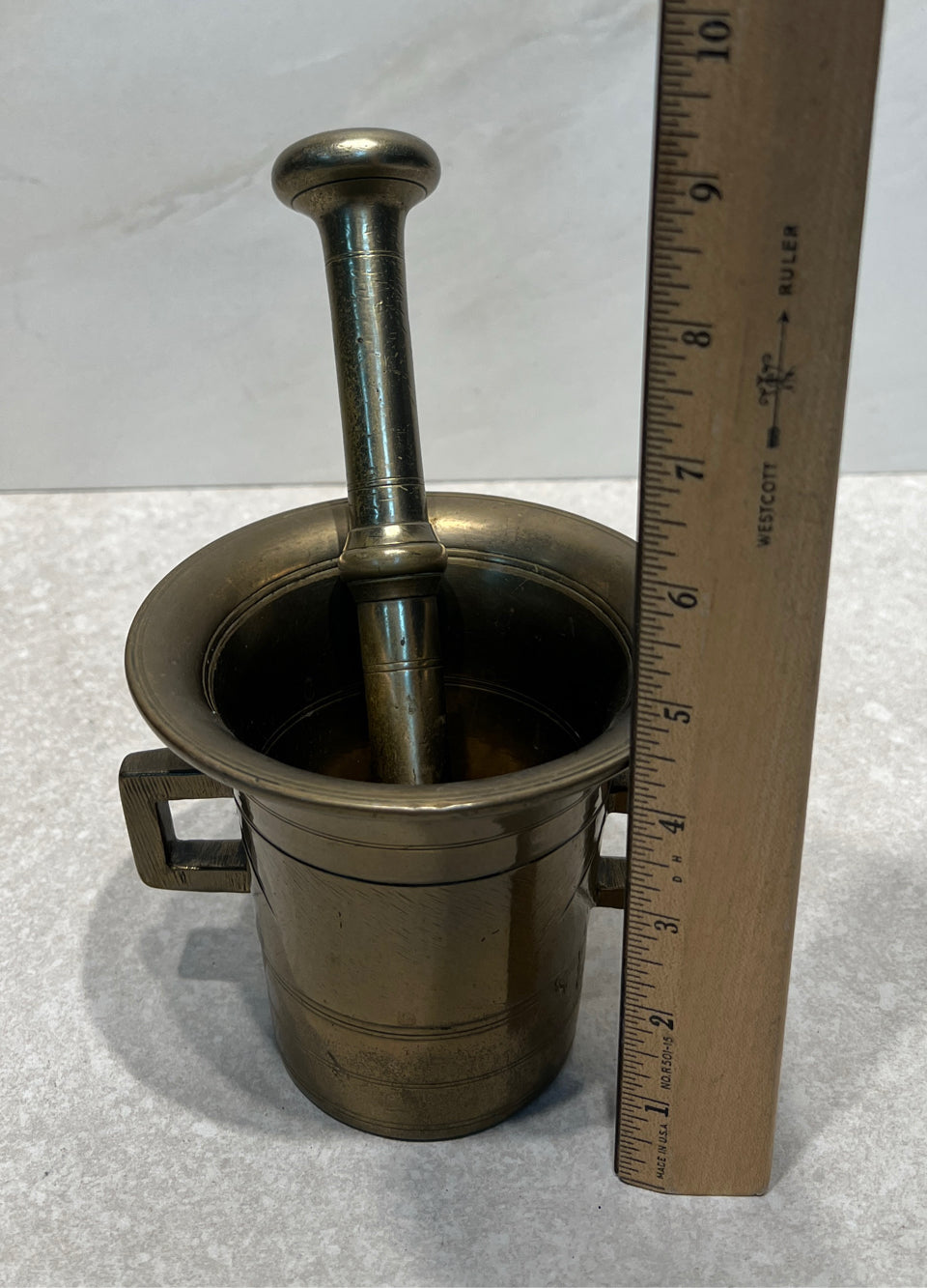 Brass Mortar And Pestle