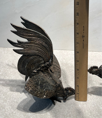 Pair Of Fighting Roosters
