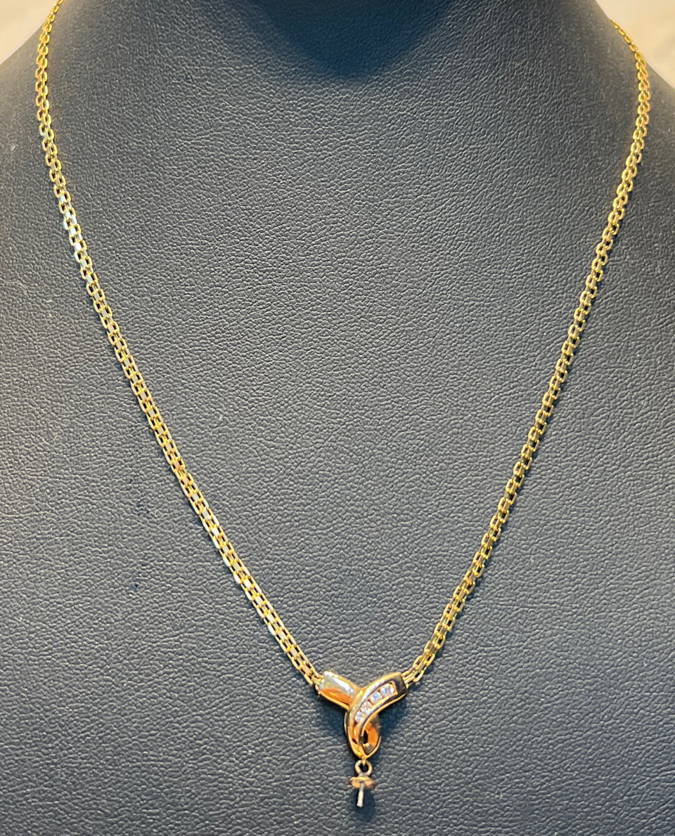 14K Necklace - as found