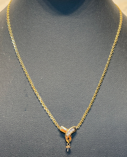 14K Necklace - as found