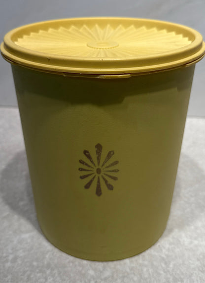 Covered Tupperware Canister