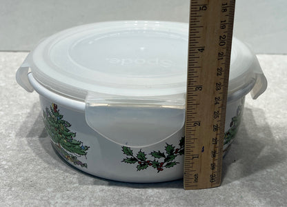 Covered Spode Bowl
