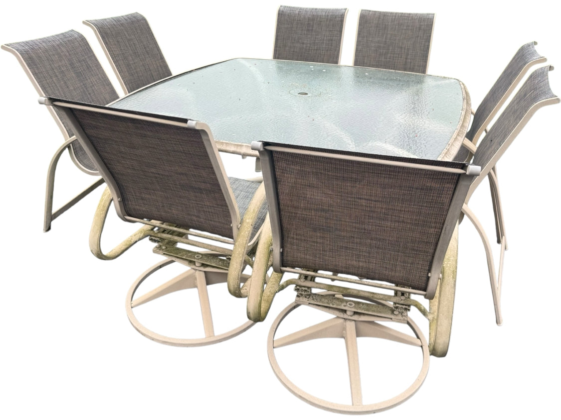 Table and 8 chairs (as-is)