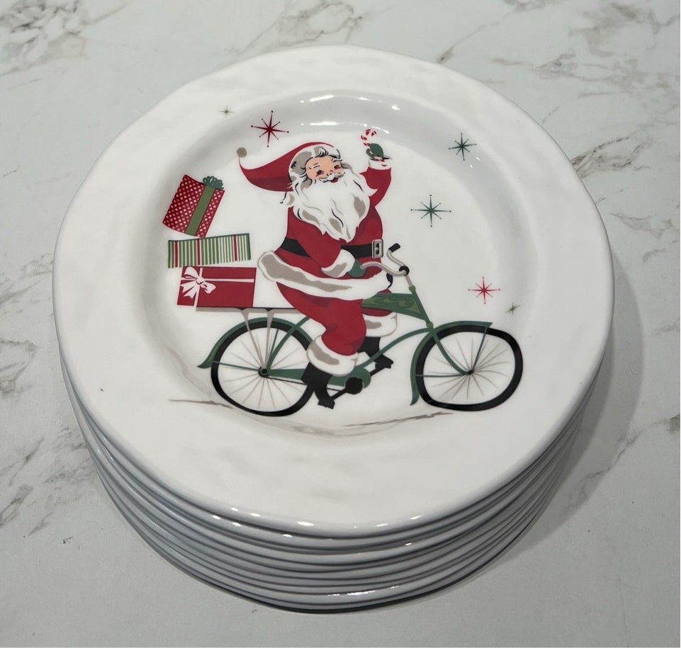 Set of 10 Plastic Plates