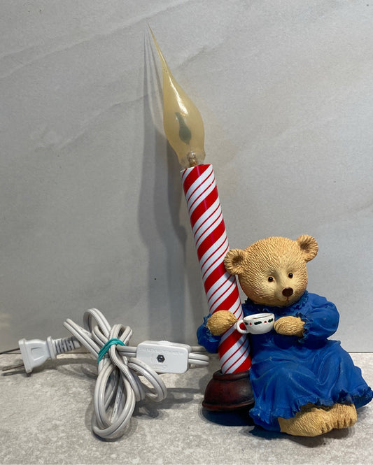 Bear Shelf Sitter Lamp