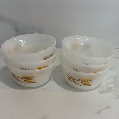 Set of 6 Vintage Fire King Bowls