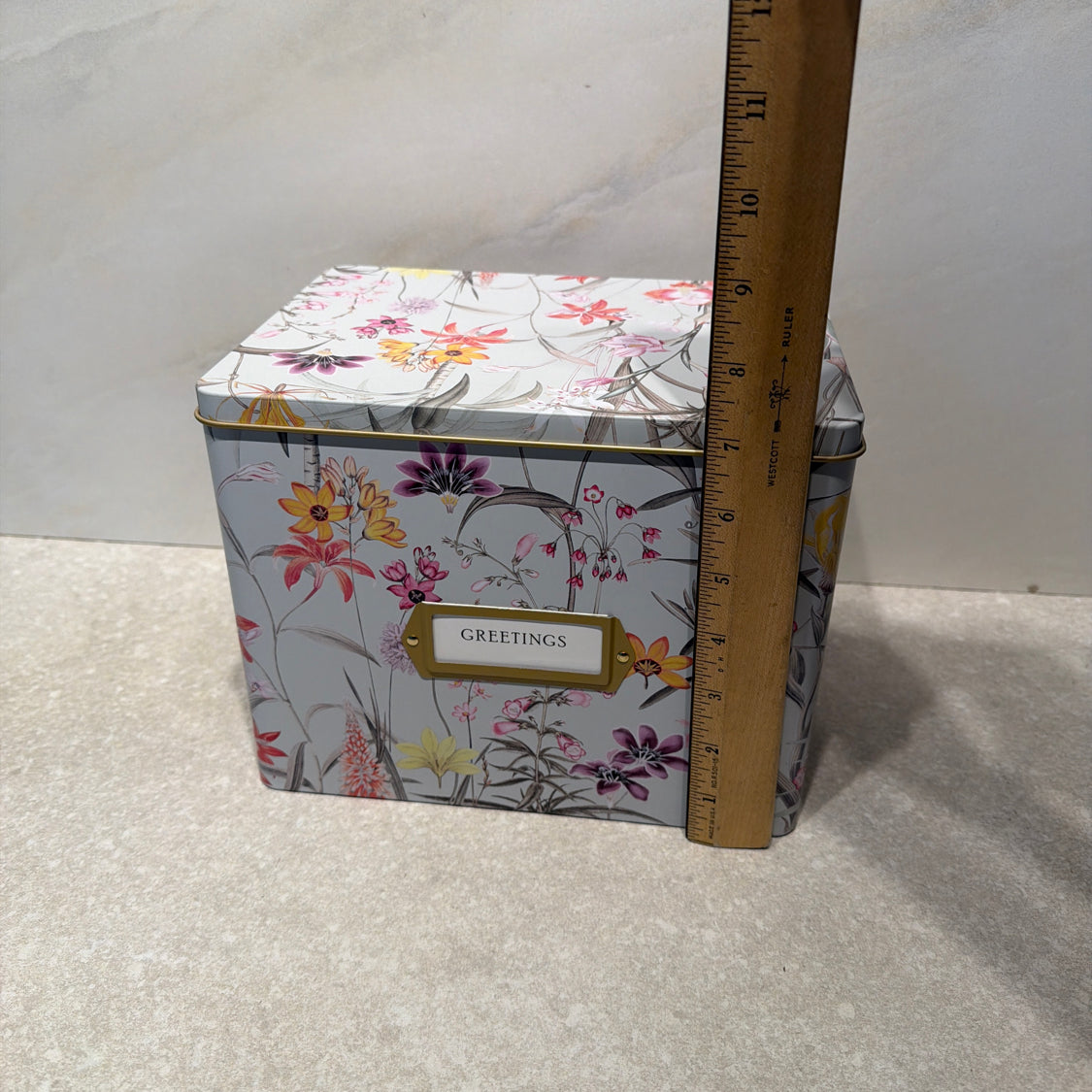 Tin With Cards