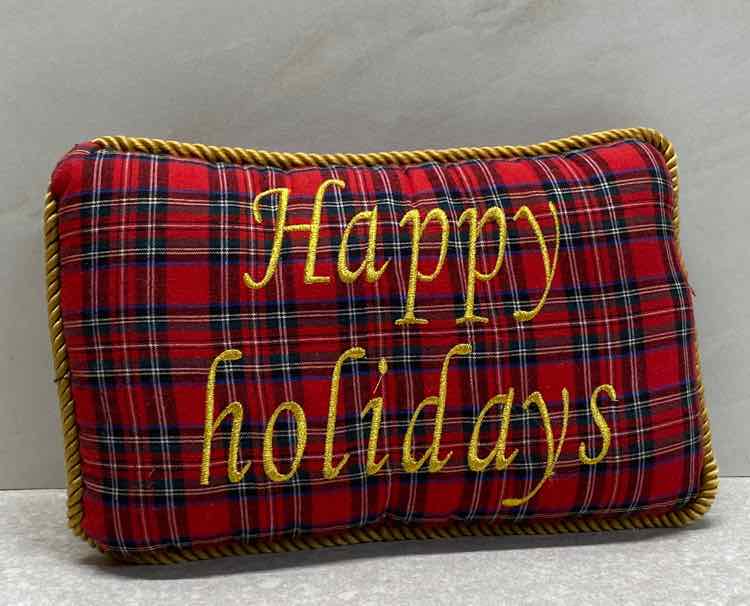 Happy Holiday Pillow