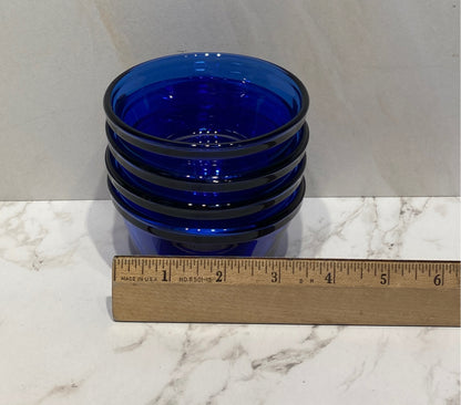 Set of 4 Blue Bowls
