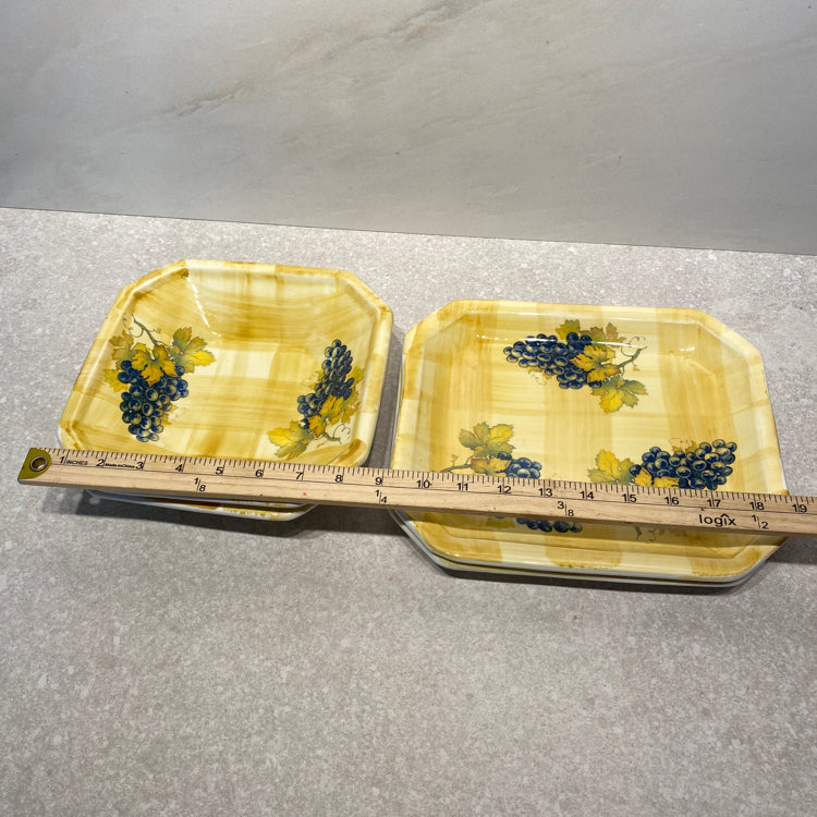 Set of 2 Bowls And 2 Plates