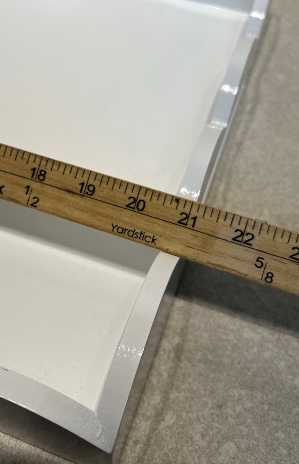 White Handled Tray