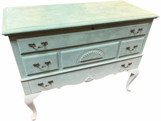 Painted Cedar Chest