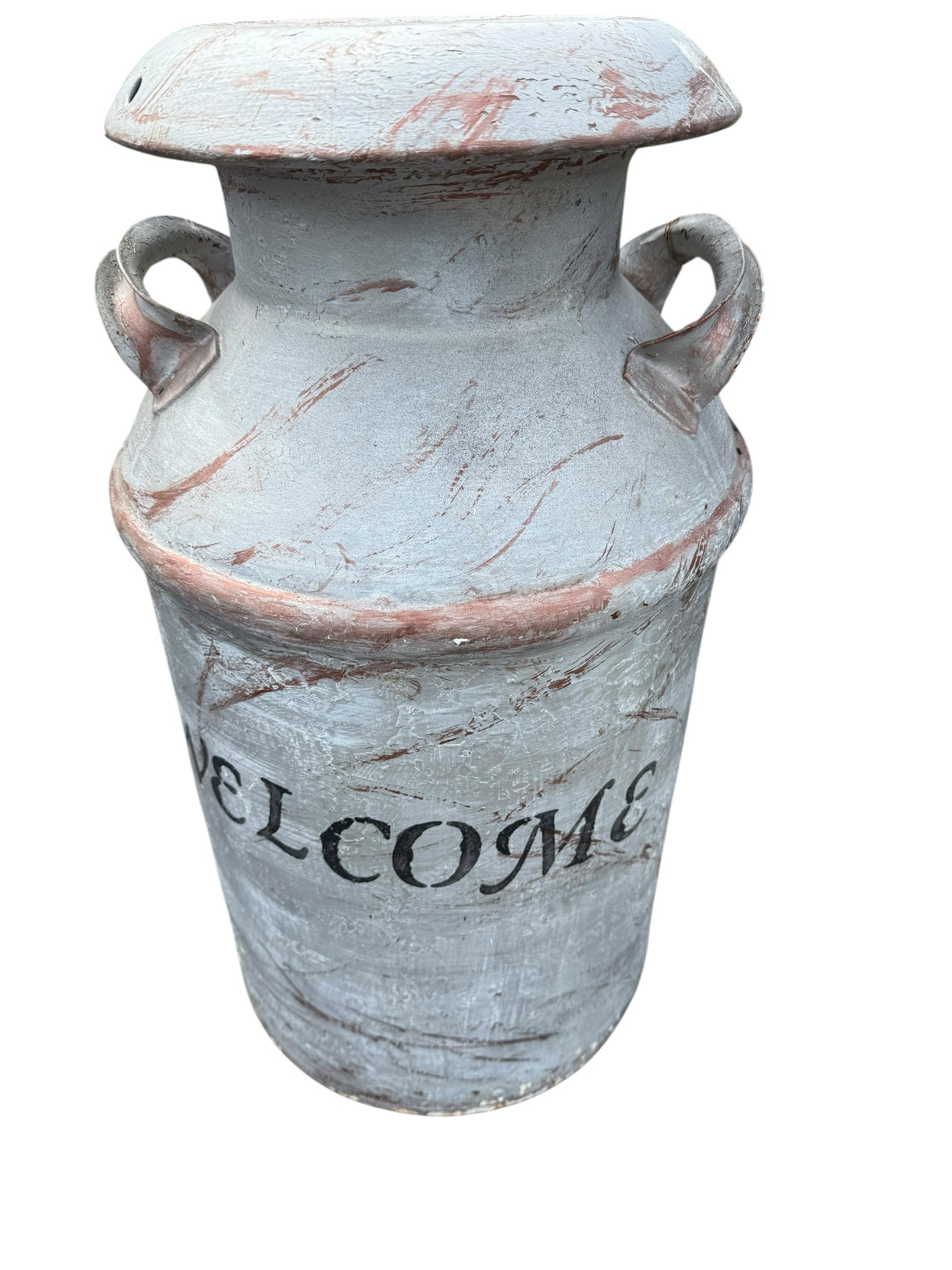 Welcome Milk Can