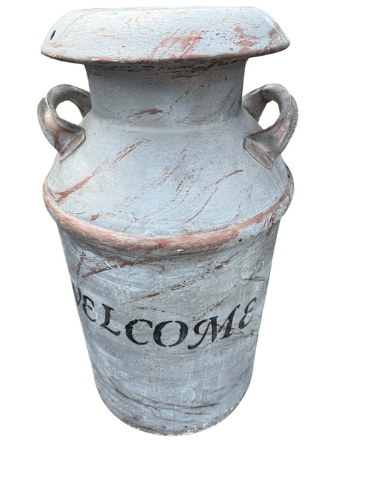 Welcome Milk Can
