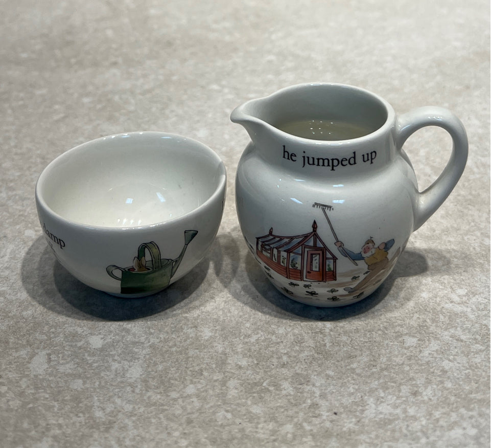 Wedgwood Pitcher & Bowl