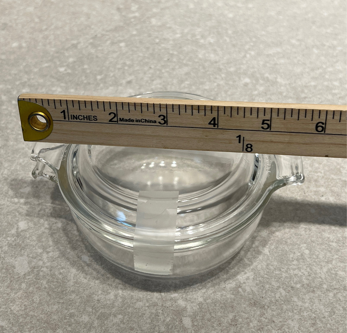 Covered Pyrex Bowl