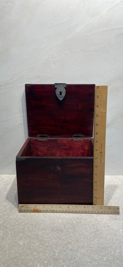 Covered Wood Box