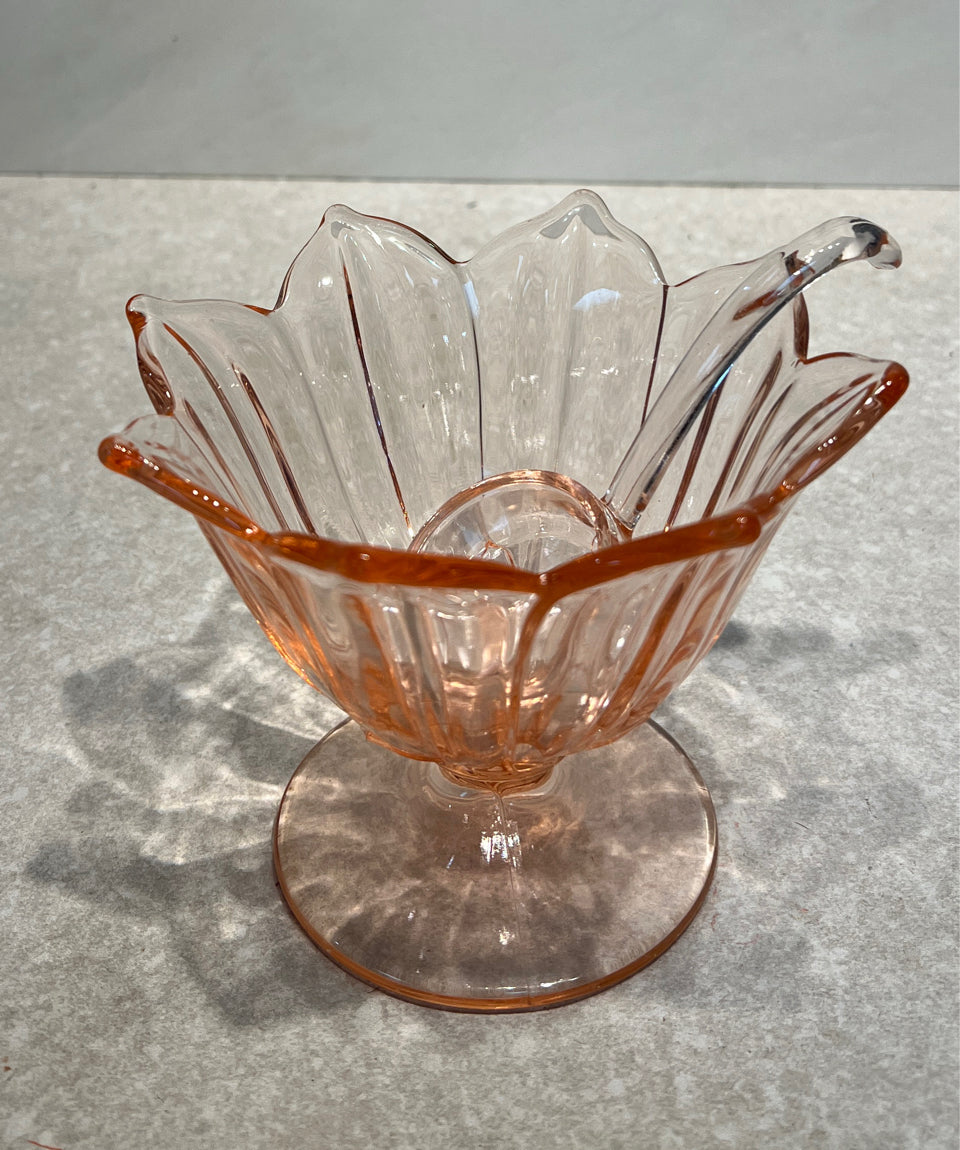 Pink Bowl with Spoon