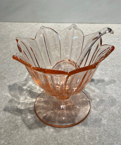 Pink Bowl with Spoon
