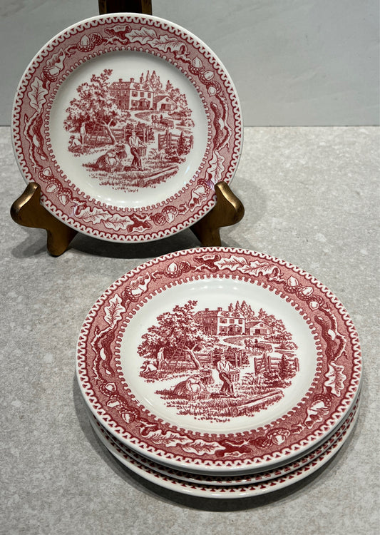 Memory Lane - Set of 5 Bread Plates