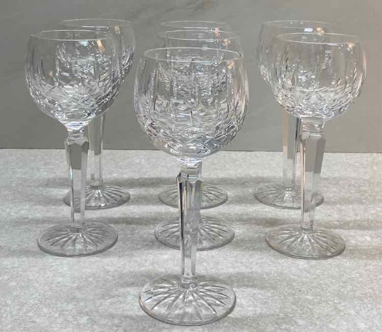 Set of 7 Waterford Lismore Glasses