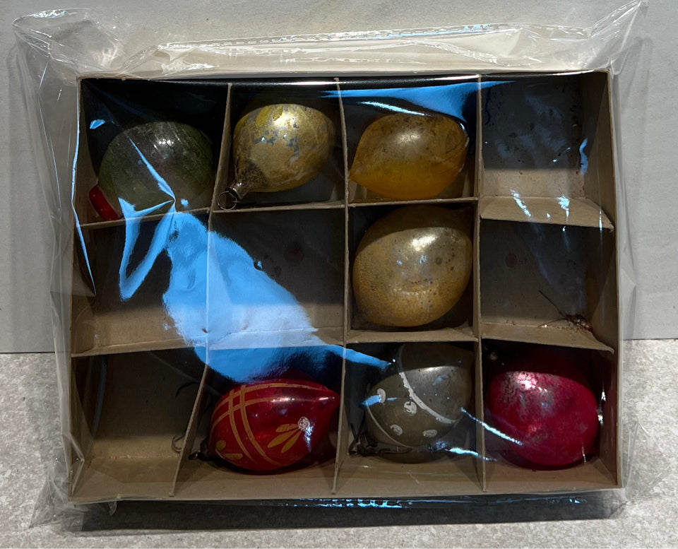 Box Of Vintage Ornaments