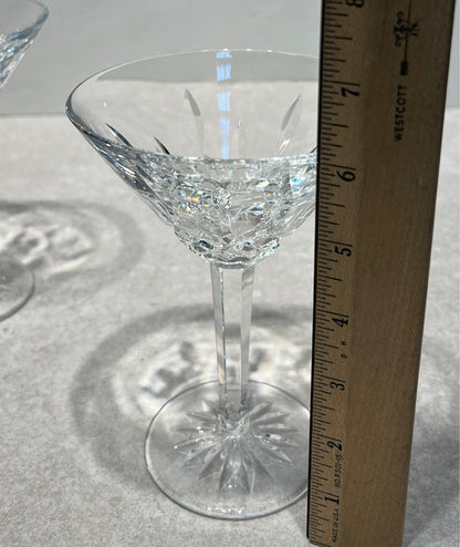 Set of 4 Waterford Martini Glasses