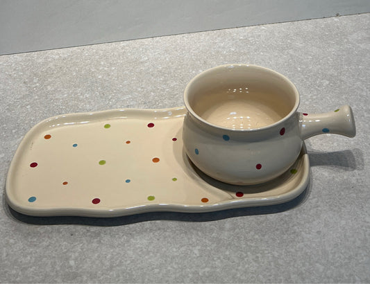 Temptations Soup and Sandwich Plate