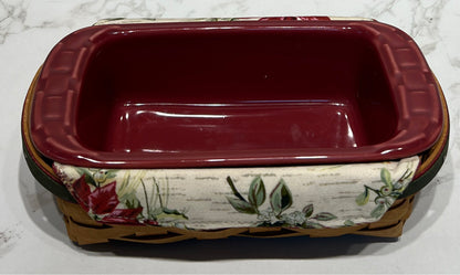 Longaberger Dish with Basket