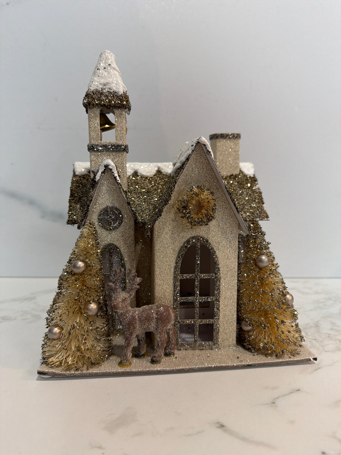 Pottery Barn Lighted House