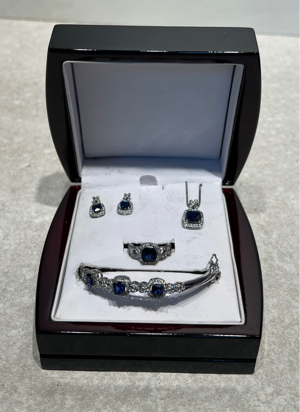 Bracelet, Earrings, And Ring