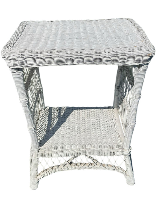 Wicker End Table