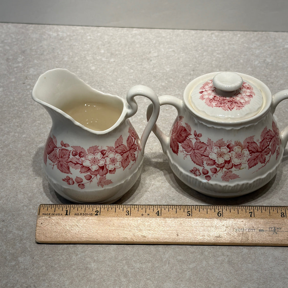 Wedgwood Bramble Sugar And Creamer