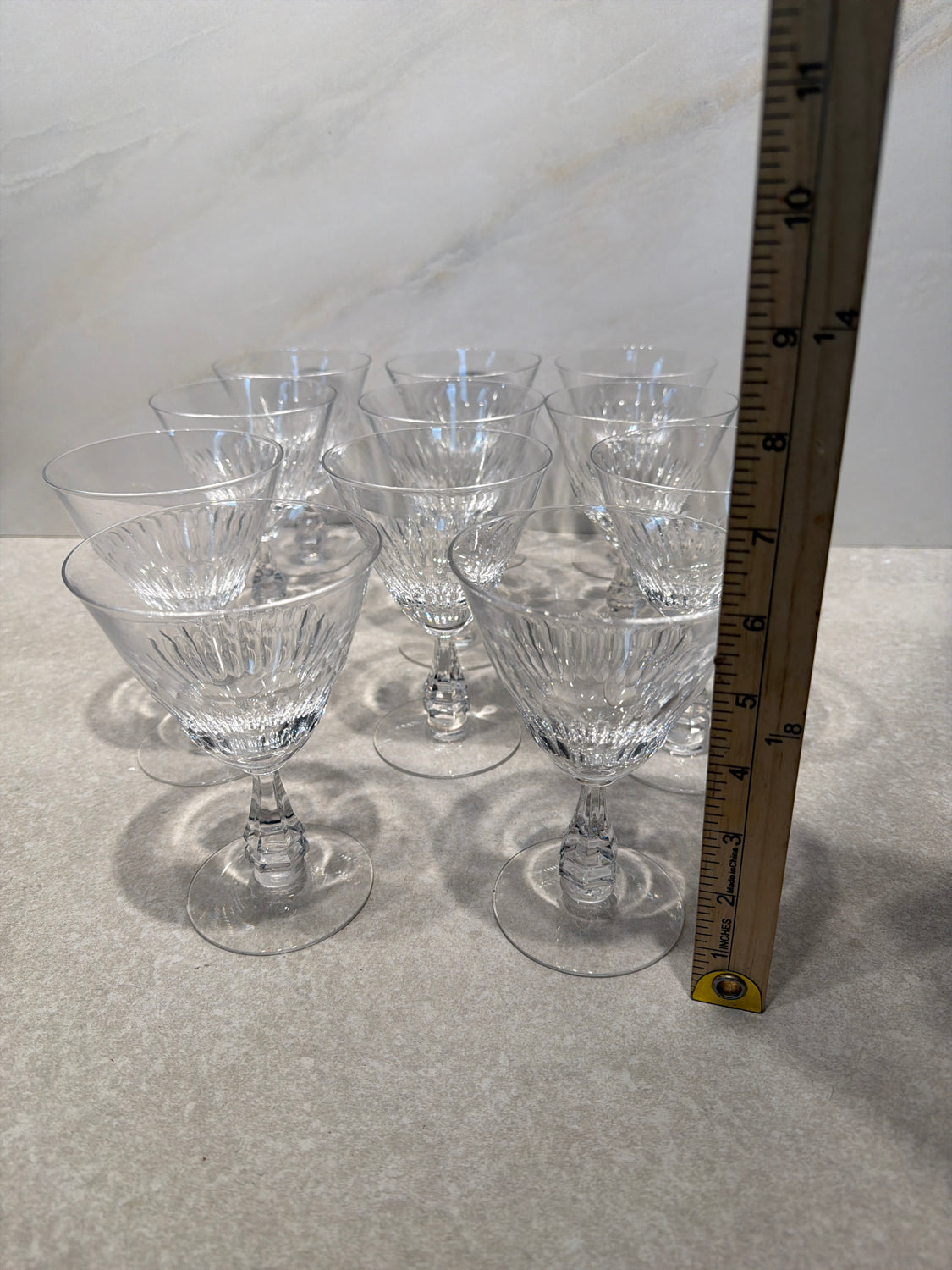 Set of 11 Tiffin Glasses
