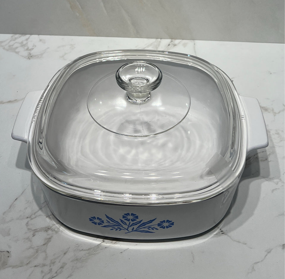 Covered Corning Ware Casserole