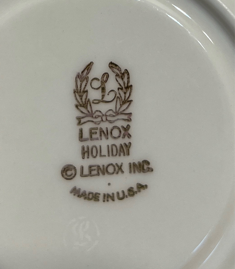 Lenox Holiday Cup and Saucer