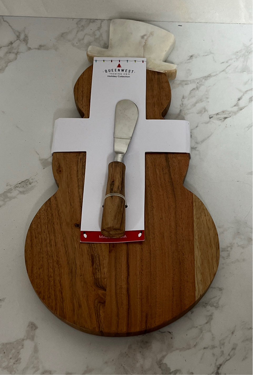 Wooden Snowman with Spreader